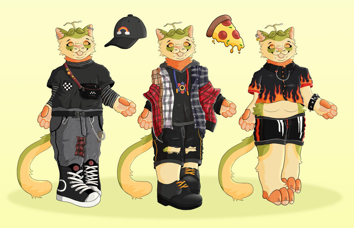 roundhoundart outfit ref